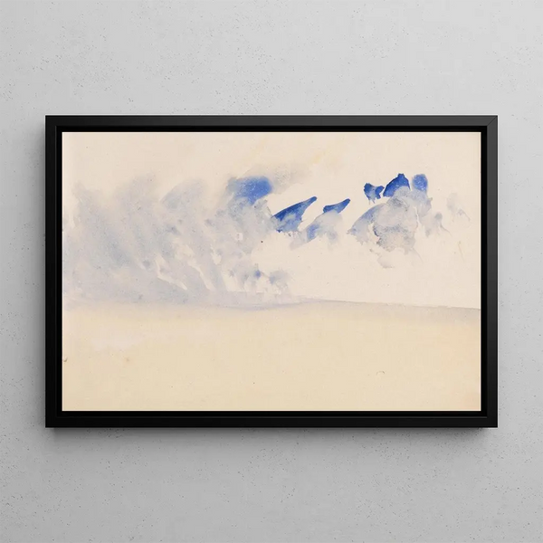The Sketchbook of the Canal 2 - Joseph Mallord William Turner — framed artwork on a wall
