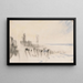 The Sketchbook of La Manche 31 - Joseph Mallord William Turner — framed artwork on a wall