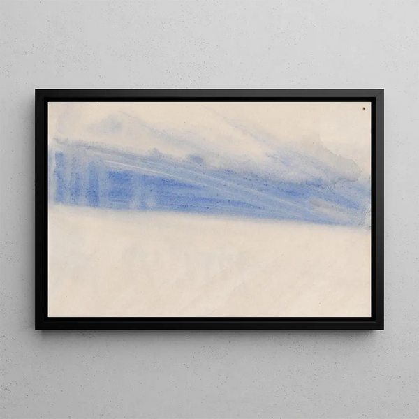 Sketchbook of the Channel 32 - Joseph Mallord William Turner — framed artwork on a wall