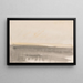 The Sketchbook of La Manche 3 - Joseph Mallord William Turner — framed artwork on a wall