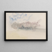 The Sketchbook of the Channel 40 - Joseph Mallord William Turner — framed artwork on a wall