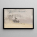 The Sketchbook of the Channel 49 - Joseph Mallord William Turner — framed artwork on a wall