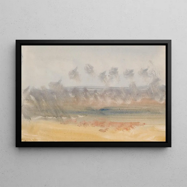Sketchbook of Channel 4 - Joseph Mallord William Turner — framed artwork on a wall