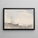 The Sketchbook of the Channel 50 - Joseph Mallord William Turner — framed artwork on a wall