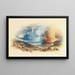 The Waterloo Field seen from Hougoumont - Joseph Mallord William Turner — framed artwork on a wall