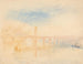The Moselle Bridge at Koblenz - Joseph Mallord William Turner — artwork view