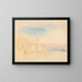 The Moselle Bridge at Koblenz - Joseph Mallord William Turner — framed artwork on a wall