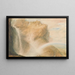 the Upper Reichenbach Falls with Rainbow - Joseph Mallord William Turner — framed artwork on a wall