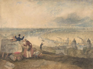 View of London from Greenwich - Joseph Mallord William Turner — artwork view