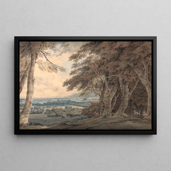 Windsor Painting - Joseph Mallord William Turner — framed artwork on a wall