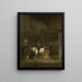 Stable - Joseph Moerenhout — framed artwork on a wall