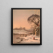 Winter Painting - Joseph Morviller — framed artwork on a wall