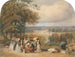 a picnic on Richmond Hill - Joseph Murray Ince — artwork view