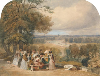 a picnic on Richmond Hill - Joseph Murray Ince — artwork view