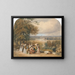 a picnic on Richmond Hill - Joseph Murray Ince — framed artwork on a wall