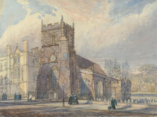 Saint Botolph à Cambridge et le Corpus Christi College - Joseph Murray Ince — artwork view