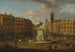 Charing Cross with the statue of King Charles I and Northumberland House - Joseph Nickolls — artwork view