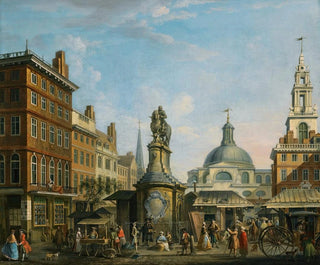 View of the London Stock Market - Joseph Nickolls — artwork view