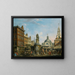 View of the London Stock Market - Joseph Nickolls — framed artwork on a wall