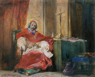Cardinal de Richelieu - Joseph Nicolas Robert-Fleury — artwork view
