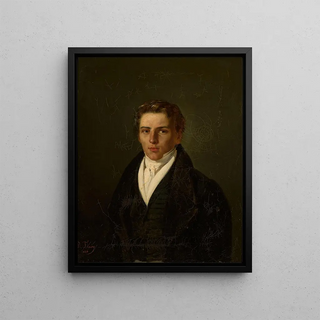Joseph Nicolas RobertFleury - Portrait of a young man.webp