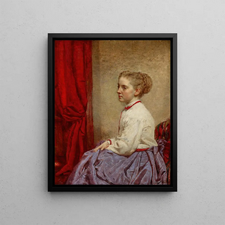 Joseph Oriel Eaton - Portrait of Amelia G Studley.webp