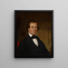 Portrait painting of Joseph E. Pope - Joseph Oriel Eaton — framed artwork on a wall