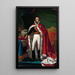 Portrait of William I, King of the Netherlands - Joseph Paelinck — framed artwork on a wall