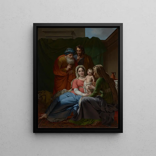 La Sainte Famille - Joseph Paelinck — framed artwork on a wall