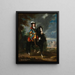 a portrait équestre by Henri François de Foix de Candalle - Joseph Parrocel — framed artwork on a wall