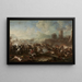 Battle of the Christians against the Turks - Joseph Parrocel — framed artwork on a wall
