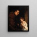 The First Confession - Joseph Patrick Haverty — framed artwork on a wall
