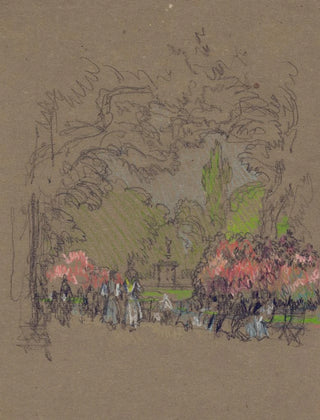 Joseph Pennell - Benches in Kensington Park.webp
