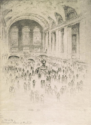 Hall de la gare Grand Central - Joseph Pennell — artwork view