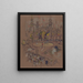 Coney Island - Joseph Pennell — framed artwork on a wall