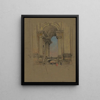 Joseph Pennell - Entrance to Vatican.webp