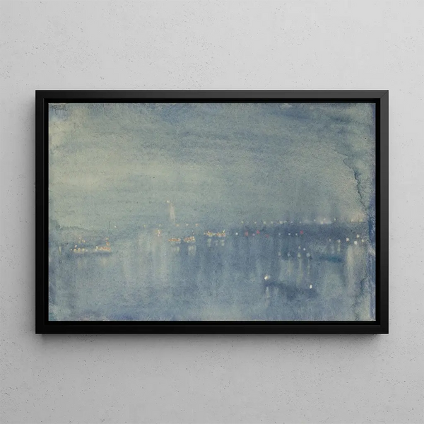 Evening in Fairyland - Joseph Pennell — framed artwork on a wall