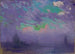 Green, blue, and purple painting - Joseph Pennell — artwork view