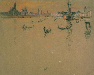 Venice Lagoon Painting - Joseph Pennell — artwork view