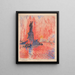 "De peur que la liberté ne périsse de la surface de la terre" by Joseph Pennell — framed artwork on a wall