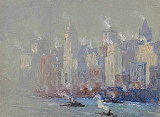 Fog and Steam - Joseph Pennell — artwork view