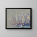 Fog and Steam - Joseph Pennell — framed artwork on a wall