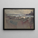 Bay of New York from the Margaret - Joseph Pennell — framed artwork on a wall