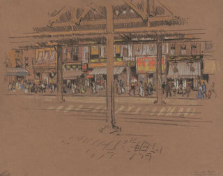 Avenue du Sixième - Joseph Pennell — artwork view