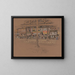 Avenue du Sixième - Joseph Pennell — framed artwork on a wall