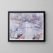 The schooner - Joseph Pennell — framed artwork on a wall
