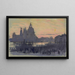 The Golden Moon - Joseph Pennell — framed artwork on a wall