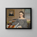 Portrait of Marie Jane Andrew - Joseph R. Mason — framed artwork on a wall
