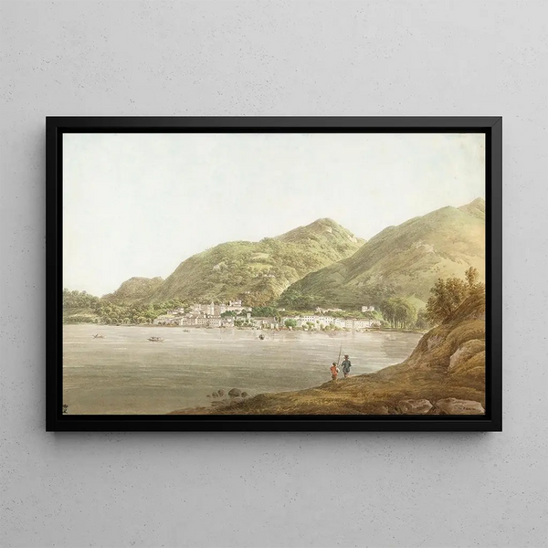 Lavano au lac Majeur - Joseph Rebell — framed artwork on a wall