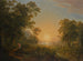 Forest landscape with sunrise - Joseph Rebell — artwork view